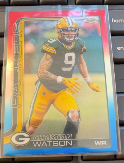 2025 Topps Chrome #112 Christian Watson — front