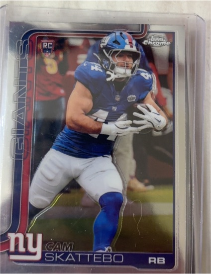 2025 Topps Chrome #331 Cam Skattebo — front
