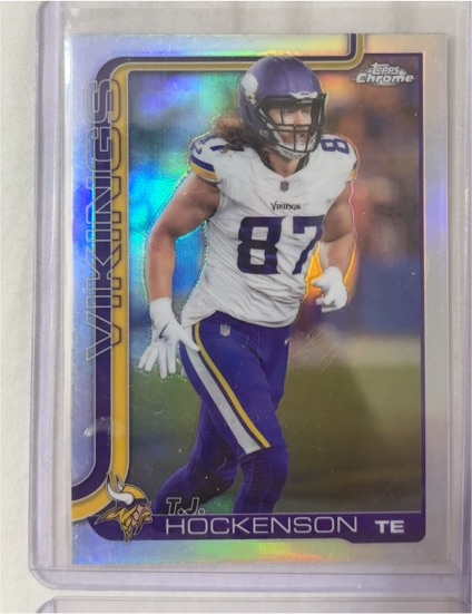 2025 Topps Chrome #200 T.J. Hockenson — front