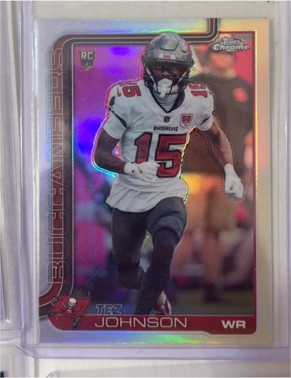 2025 Topps Chrome #342 Tez Johnson — front