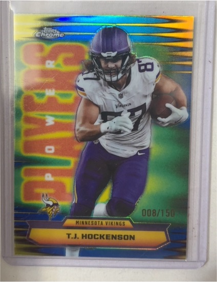 2025 Topps Chrome #PP-36 T.J. Hockenson Power Players — front