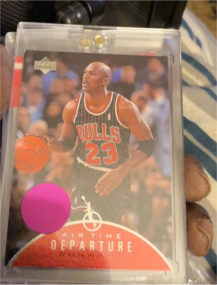1997-98 Upper Deck Air Time Departure Runway #AT3 Michael Jordan — front