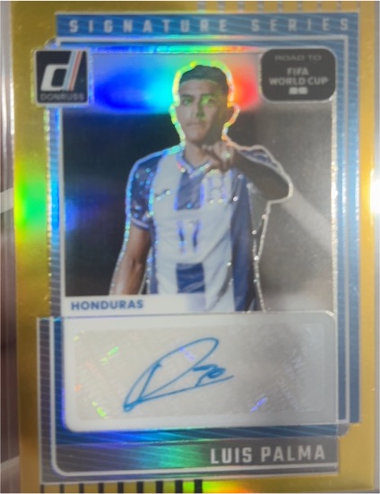 2025-26 Donruss Road to World Cup #26 Luis Palma Signature Series Auto — front