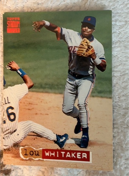 1994 Topps Stadium Club #443 Lou Whitaker — front