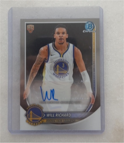 2025-26 Bowman Chrome #BCA-WI Will Richard — front