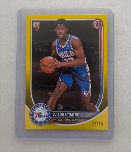 2025-26 Bowman #3 VJ Edgecombe — front