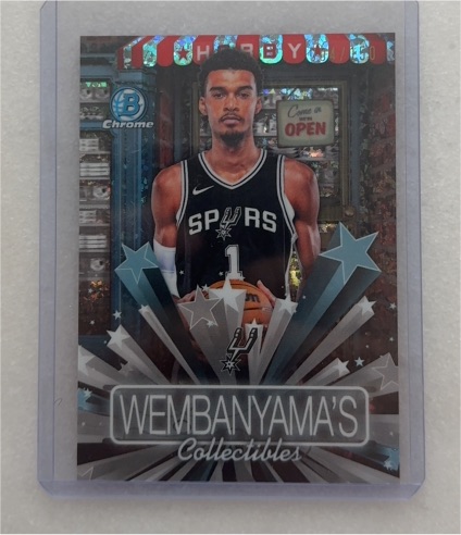 2025-26 Topps Bowman Chrome Hobby Stars #HS-15 Victor Wembanyama — front