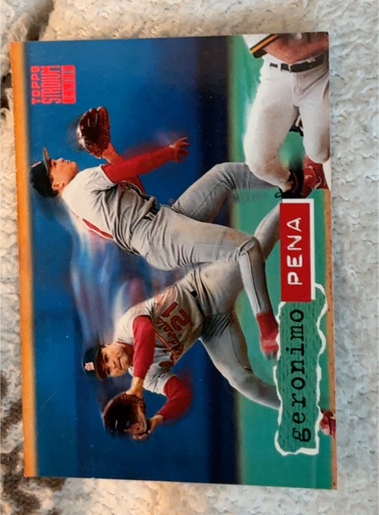 1994 Topps Stadium Club #523 Geronimo Pena — front