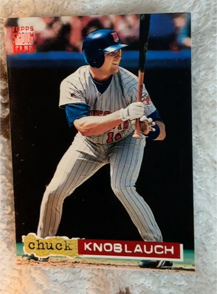 1994 Topps Stadium Club #416 Chuck Knoblauch — front