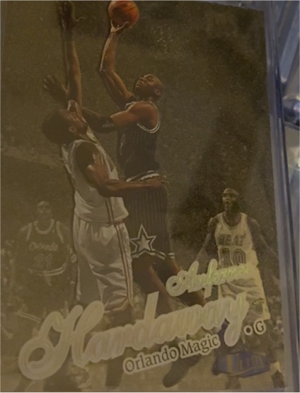 1997-98 Fleer Ultra #24G Anfernee Hardaway Gold Medallion — front