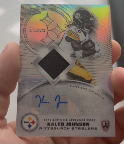 2025 Topps Chrome #RPA-KJ Kaleb Johnson — front