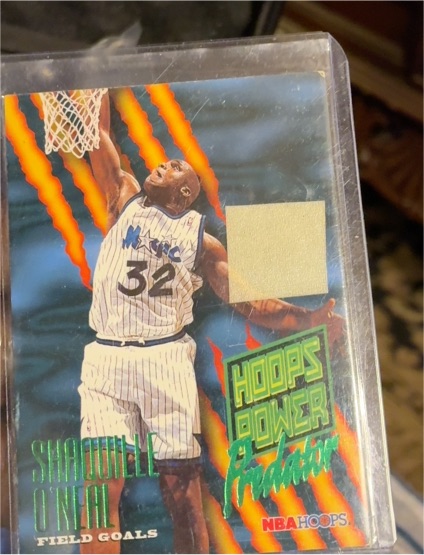 1995 Skybox NBA Hoops #P-3 Shaquille O'Neal Hoops Power Predator Field Goals — front