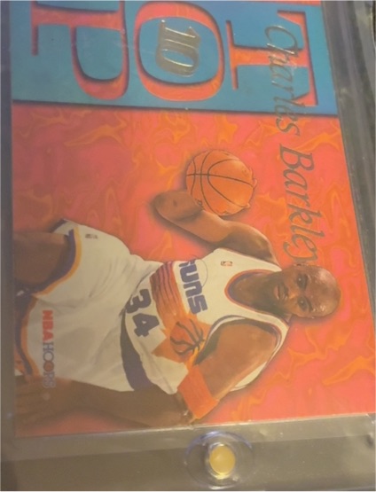 1995-96 Hoops Top 10 #AR8 Charles Barkley — front