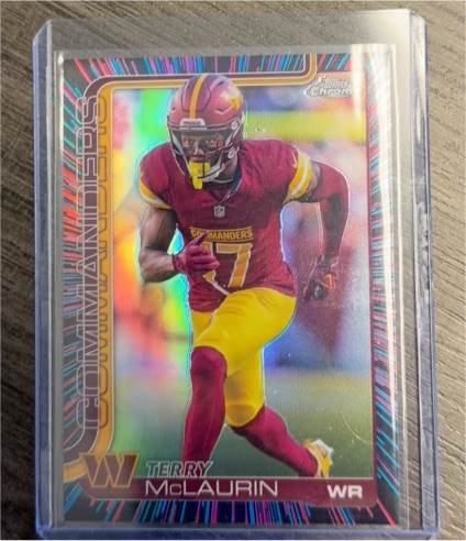 2025 Topps Chrome #208 Terry McLaurin — front