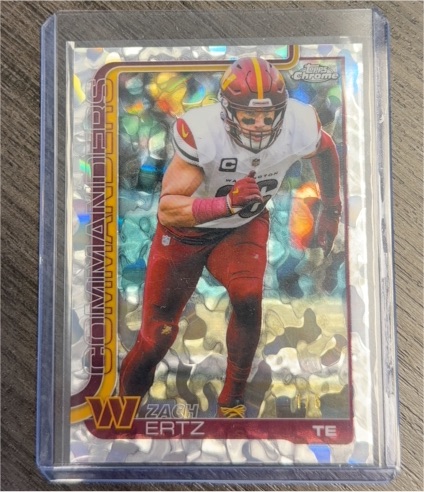 2025 Topps Chrome #297 Zach Ertz — front
