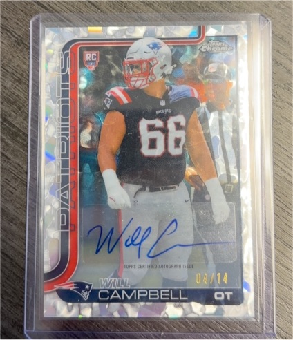 2025 Topps Chrome #379 Will Campbell — front