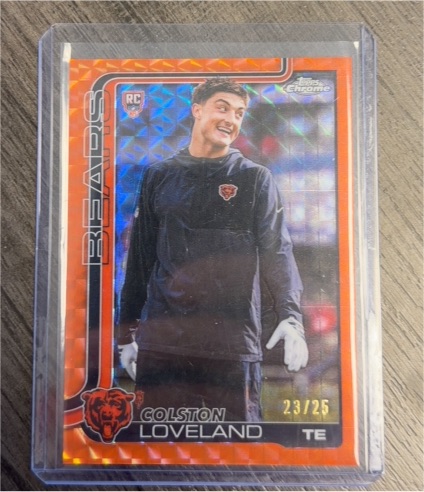 2025 Topps Chrome #345 Colston Loveland — front