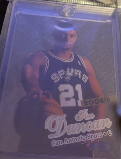 1997-98 Fleer Ultra #131 Tim Duncan Rookie — front