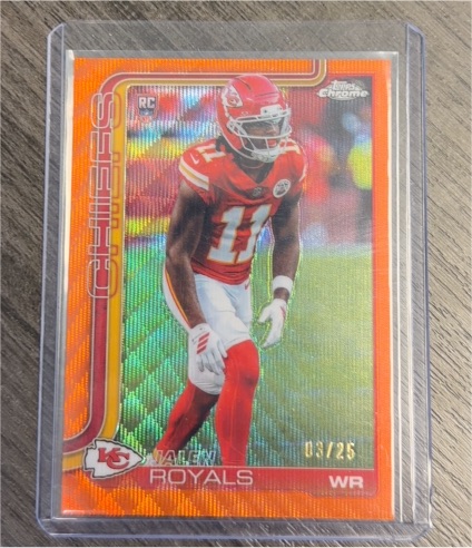 2025 Topps Chrome #337 Jalen Royals — front