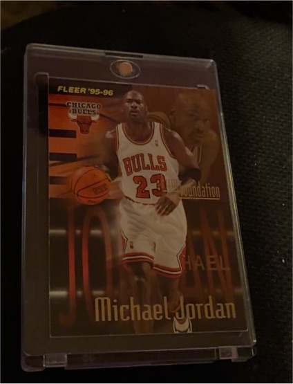 1995-96 Fleer #323 Michael Jordan — front