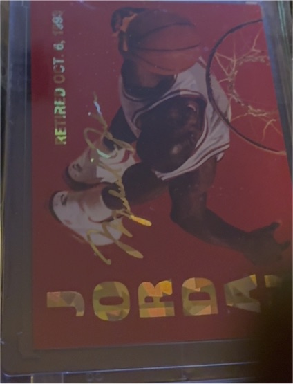 1993 Arena Sports #RET 6, 93 Michael Jordan Retirement — front