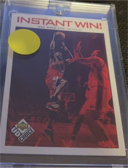 1998-99 Upper Deck UD Choice Instant Win! #IW5 Michael Jordan — front