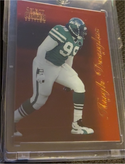 1996 Select Certified Red #10 Hugh Douglas — front