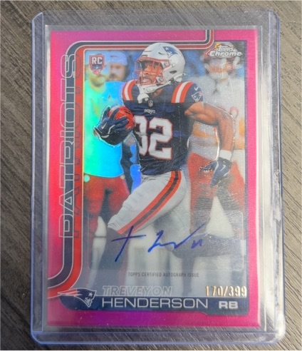 2025 Topps Chrome #RA-THE Treveyon Henderson — front