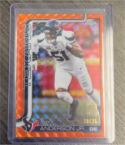 2025 Topps Chrome #51 Will Anderson Jr. — front