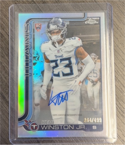 2025 Topps Chrome #375 Kevin Winston Jr. — front