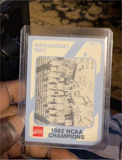 1989 Collegiate Collection Coca-Cola #200 Michael Jordan North Carolina NCAA Champions — front