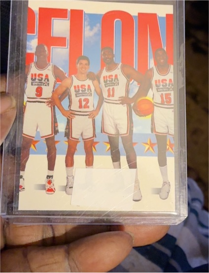 1991 SkyBox #545 Michael Jordan Stockton Malone Magic Johnson USA Dream Team — front