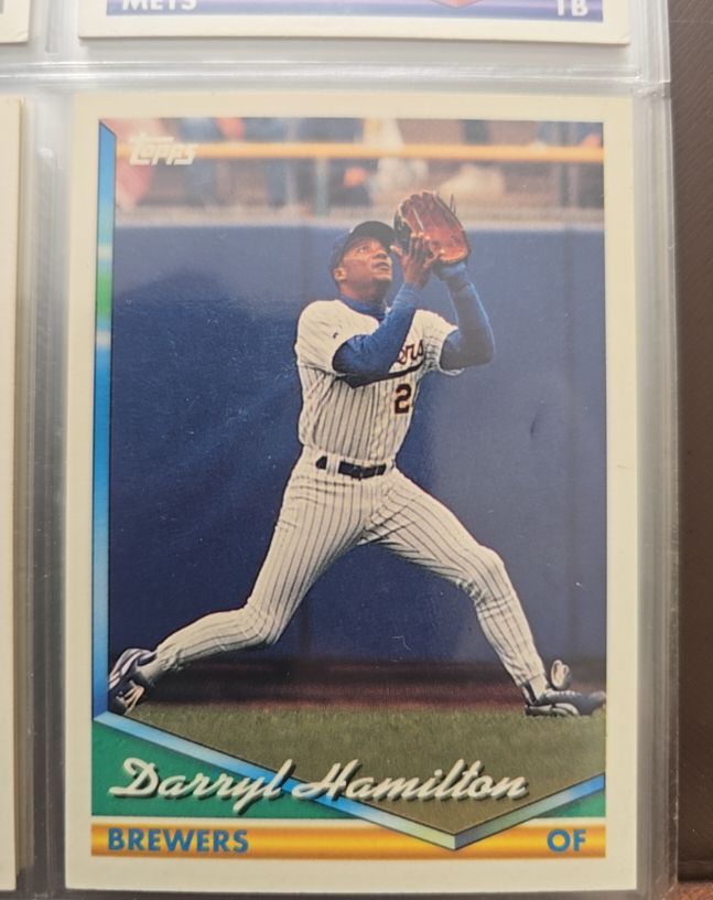 1994 Topps #435 Darryl Hamilton — front