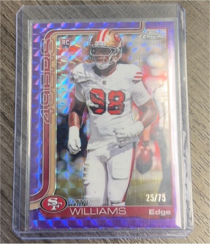 2025 Topps Chrome #352 Mykel Williams — front