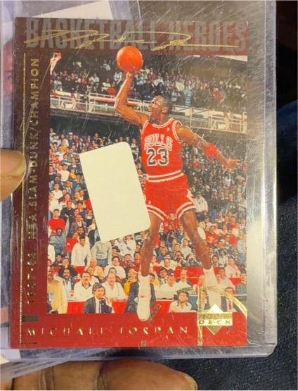 1995-96 Upper Deck Collector's Choice #195 Michael Jordan — front
