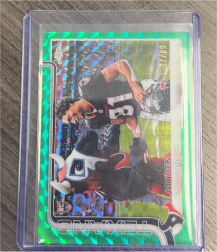 2025 Topps Chrome #343 Jayden Higgins — front