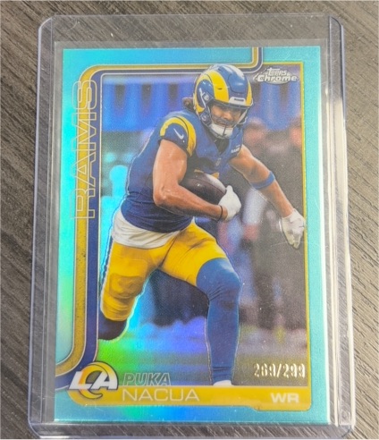 2025 Topps Chrome #166 Puka Nacua — front