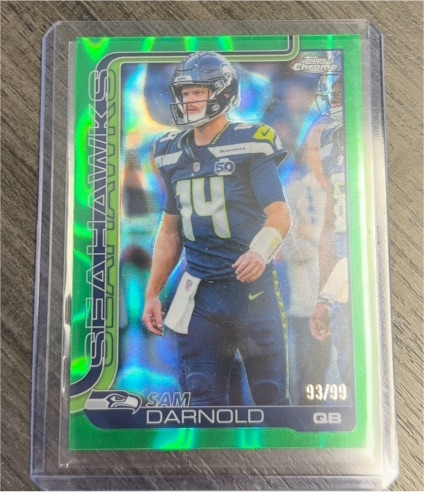 2025 Topps Chrome #275 Sam Darnold — front