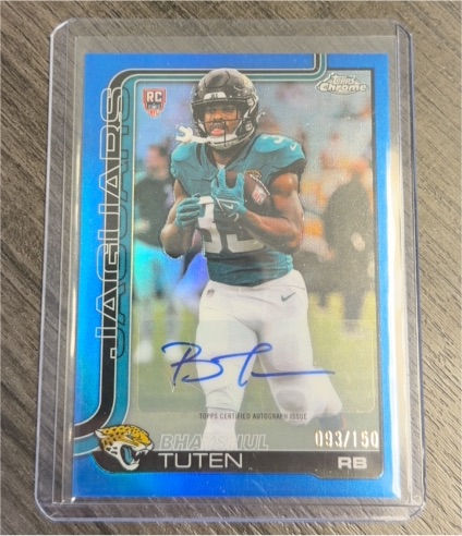2025 Topps Chrome #93 Bhayshul Tuten — front
