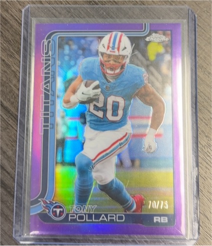 2025 Topps Chrome #290 Tony Pollard — front