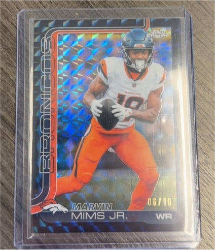 2025 Topps Chrome #87 Marvin Mims Jr. — front