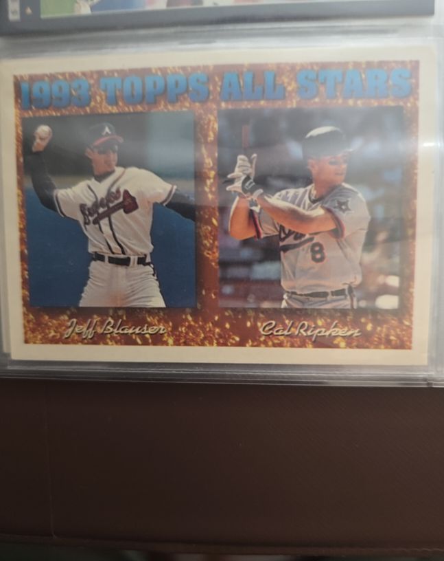1994 Topps #387 Jeff Blauser / Cal Ripken Jr. — front