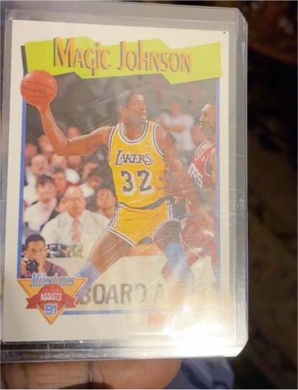 1991 Hoops #316 Magic Johnson — front