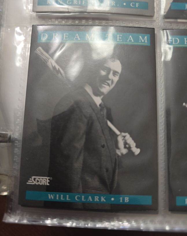 1991 Score Dream Team #886 Will Clark — front