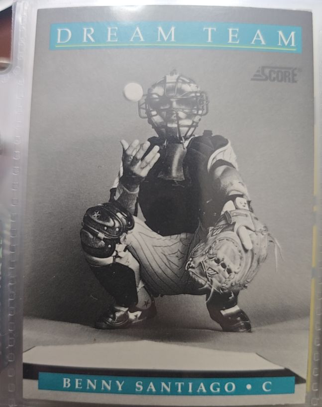 1991 Score #893 Benny Santiago Dream Team — front