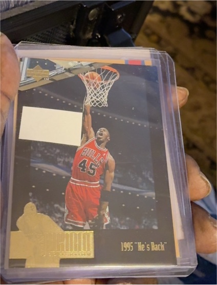 1995 Upper Deck The Jordan Collection #JC15 Michael Jordan — front