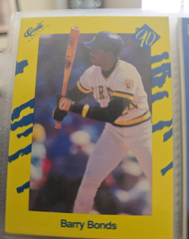 1990 Classic Yellow #T68 Barry Bonds — front