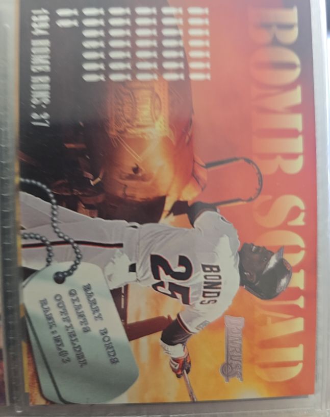 1994 Donruss Bomb Squad #3 Barry Bonds / Albert Belle — front