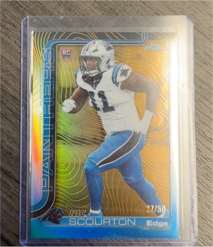 2025 Topps Chrome #353 Nic Scourton — front