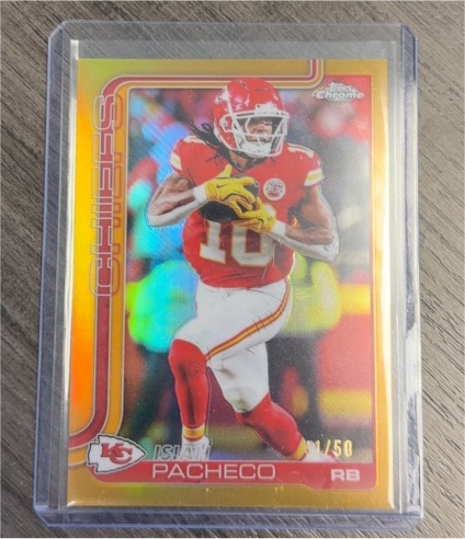 2025 Topps Chrome #149 Isiah Pacheco — front